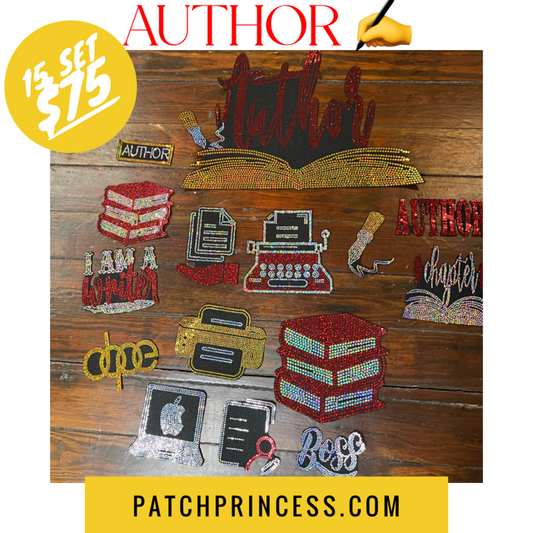 AUTHOR JACKET BAG 15 PATCH SET