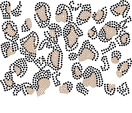 LEOPARD TUMBLER BLING TRANSFERS