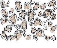 LEOPARD TUMBLER BLING TRANSFERS