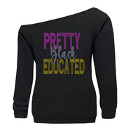 PRETTY BLACK EDUCATED BLING TRANSFERS