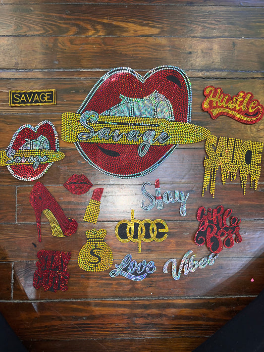 SAVAGE MOUTH 15 PATCH SET