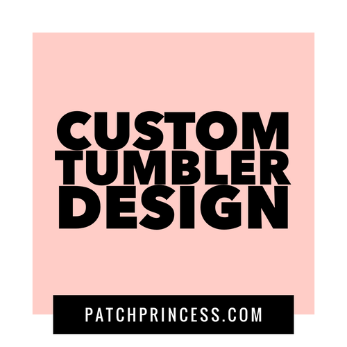 CUSTOM TUMBLER BLING TRANSFERS