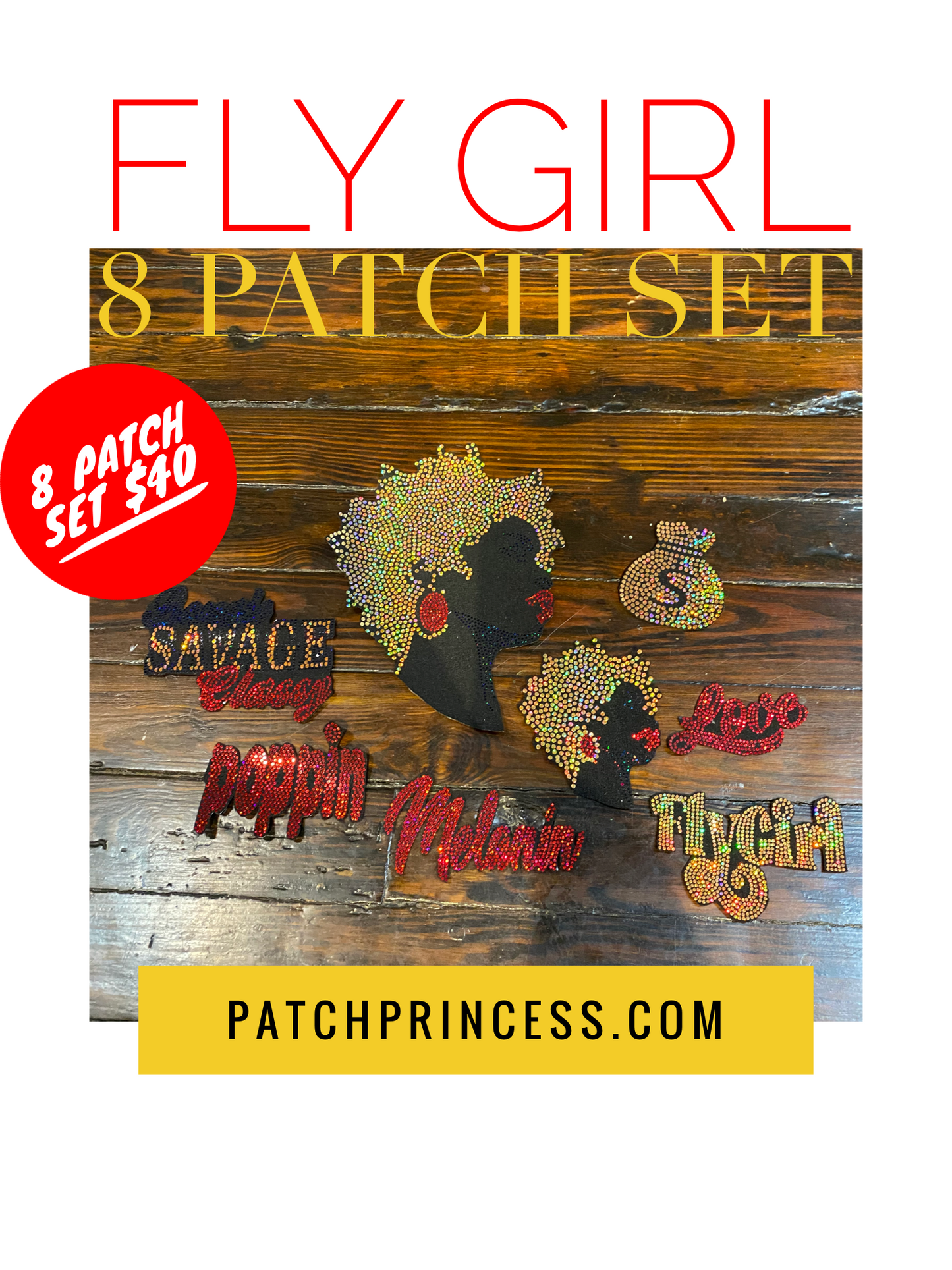 FLYGIRL 8 PATCH SET