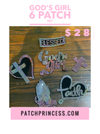GOD’S GIRLS 6 PATCH SET