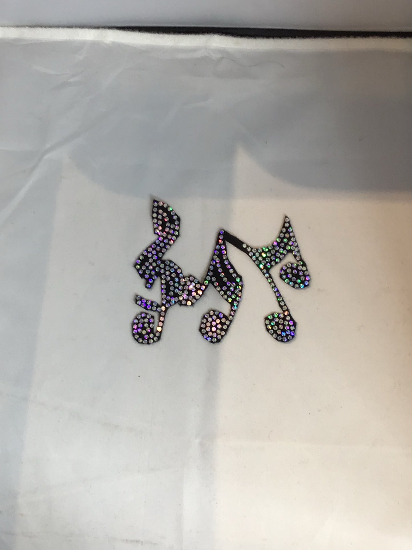 MUSIC NOTES BLING PATCH