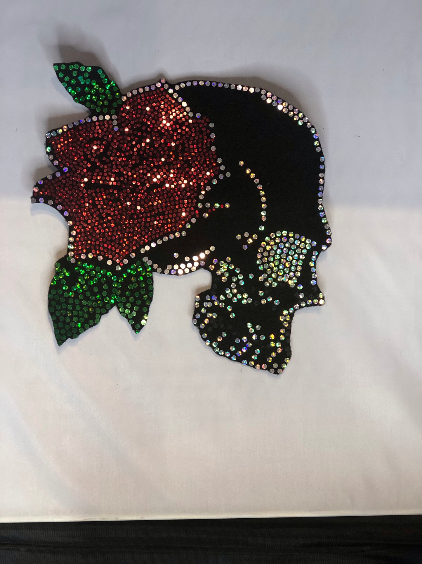 Skull Rose Bling Patch