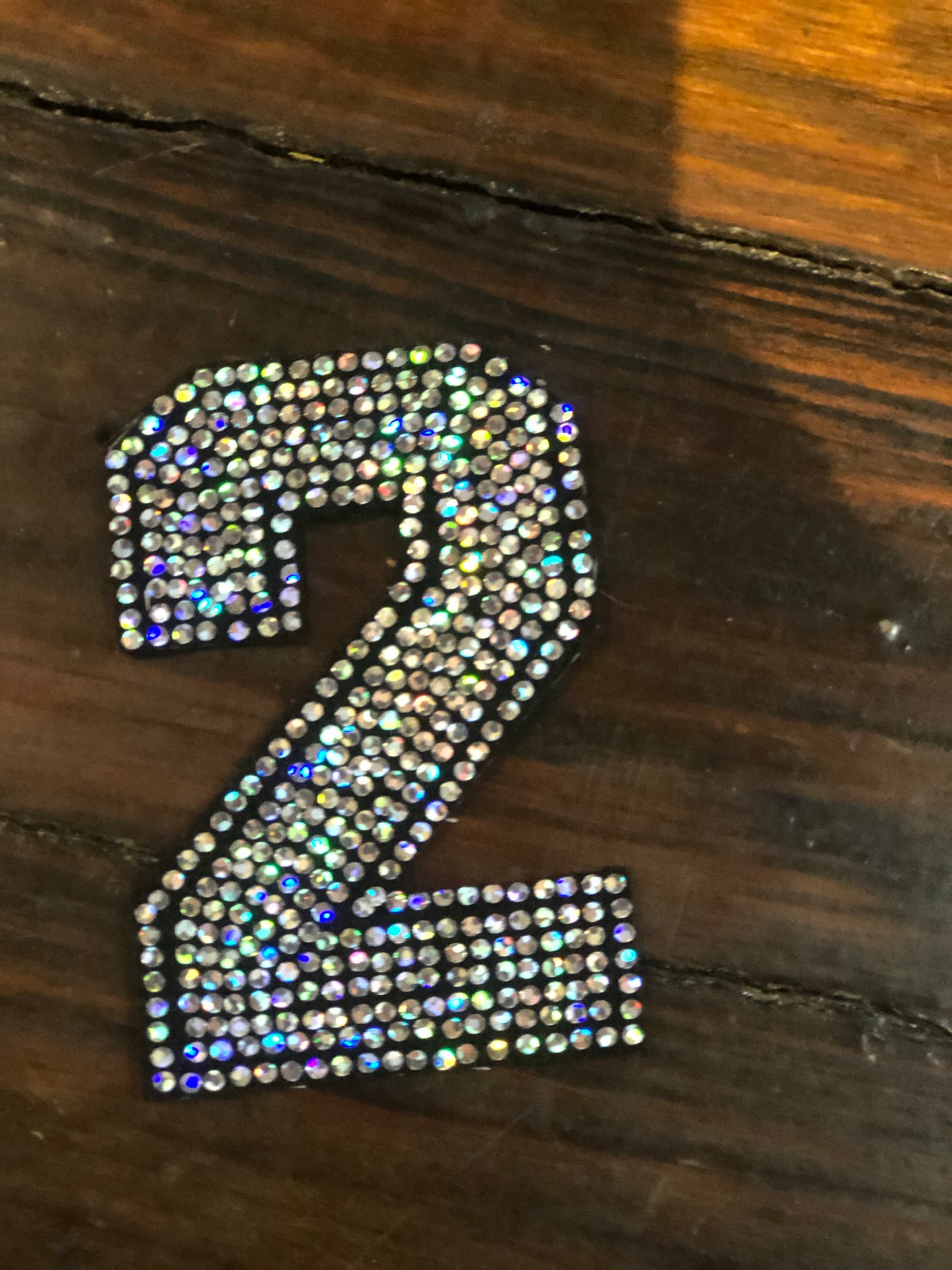 NUMBER 2 Bling Patch