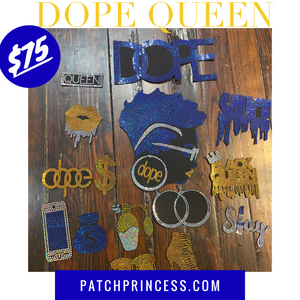 DOPE QUEEN 15 PATCH SET