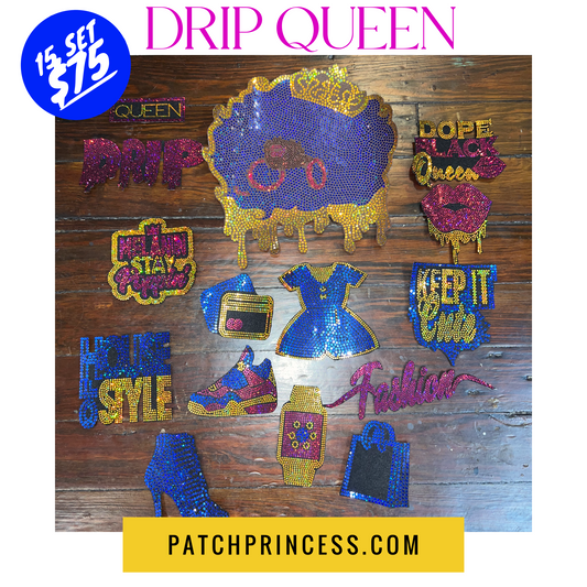 DRIP QUEEN 15 PATCH SET