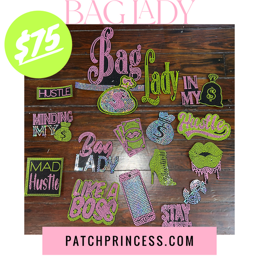 BAG LADY 15 PATCH SET