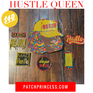 HUSTLE QUEEN 7 PATCH SET