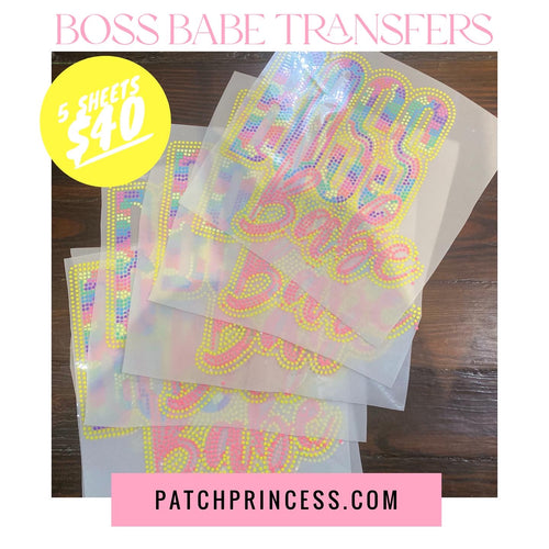 BOSS BABE BLING TRANSFERS
