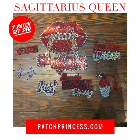 SAGITTARIUS QUEEN 7 PATCH SET