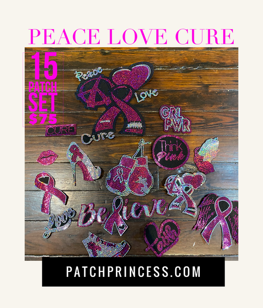 Peace Love Cure BREAST CANCER JACKET BAG