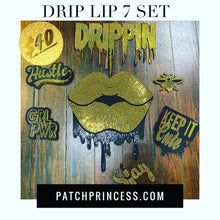 Load image into Gallery viewer, DRIPPIN LIPS 7 PATCH SET