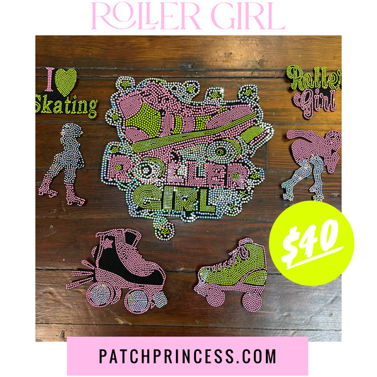 ROLLER GIRL 7 PATCH SET