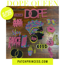 Load image into Gallery viewer, DOPE QUEEN 15 PATCH SET