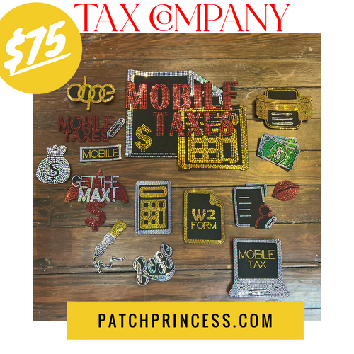 TAX COMPANY JACKET BAG 15 PATCH SET