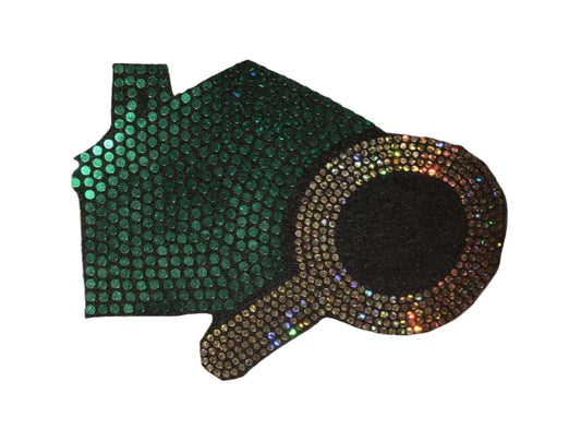 Real Estate Home Search - Iron-on Spangle Bling Patch