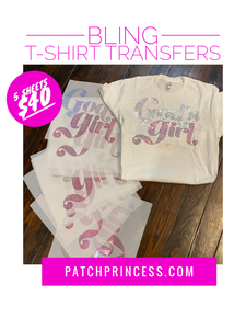 GOD’S GIRL BLING TRANSFERS