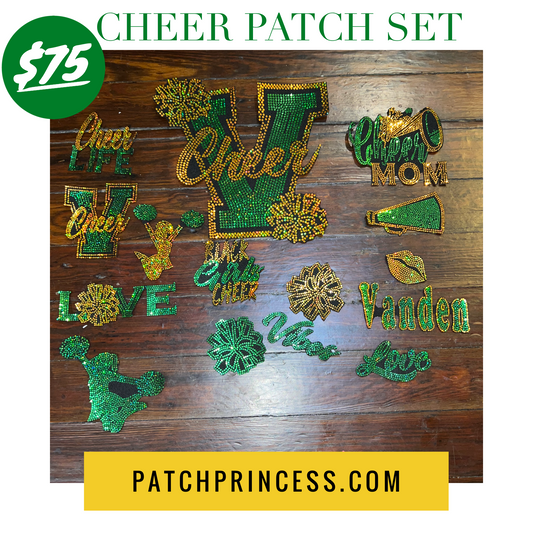 CHEER JACKET BAG 15 PATCH SET