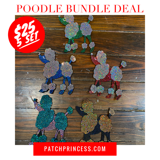 BOUGIE POODLE 5 Patch BUNDLE