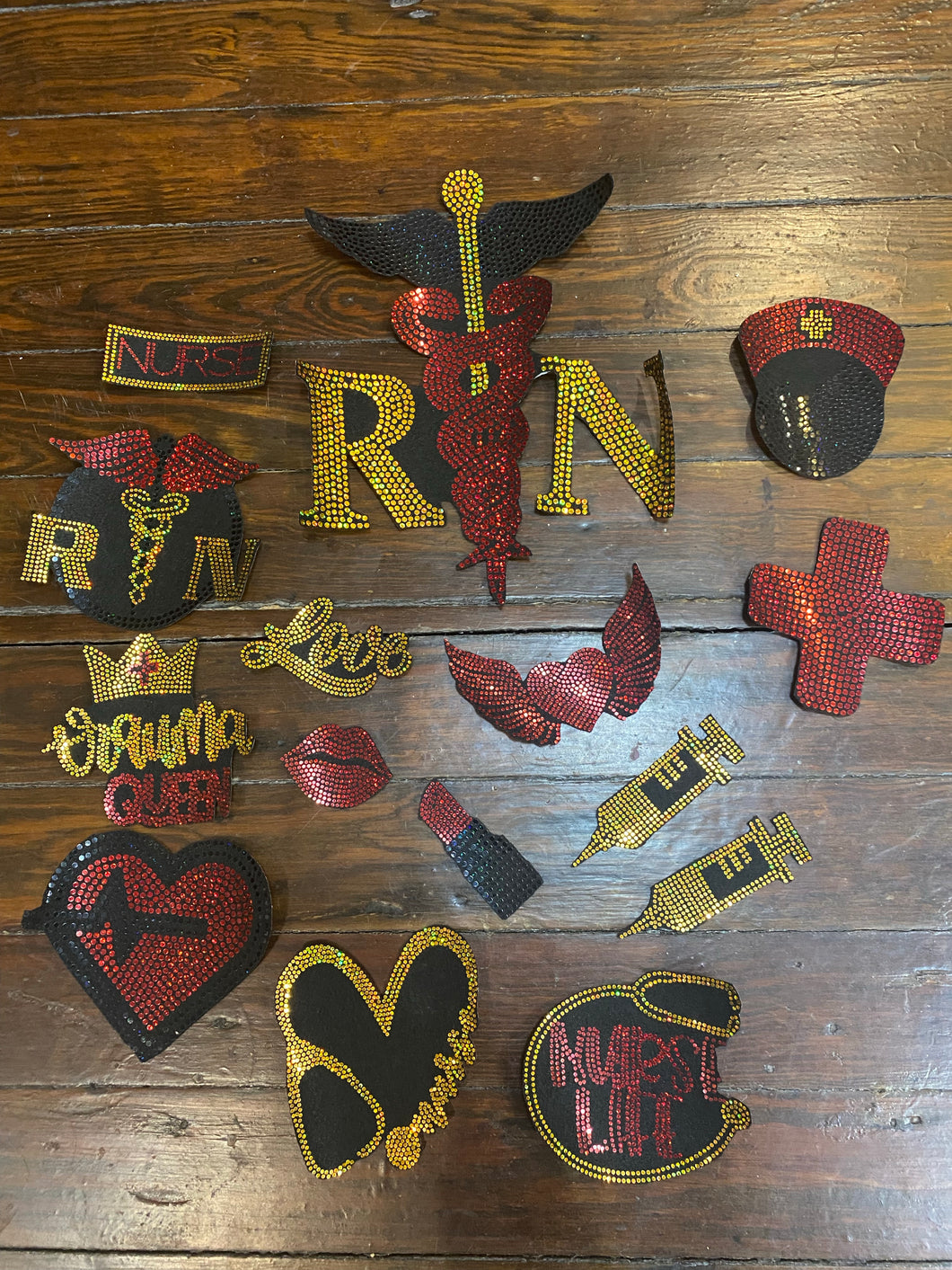 REGISTERED NURSE JACKET BAG 16 PATCH SET