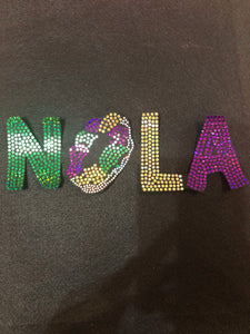 NOLA KING CAKE BLING PATCH