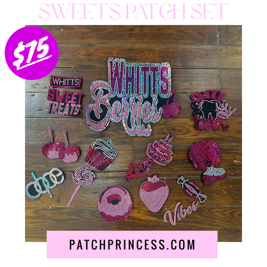 SWEET TREATS JACKET BAG 15 PATCH SET