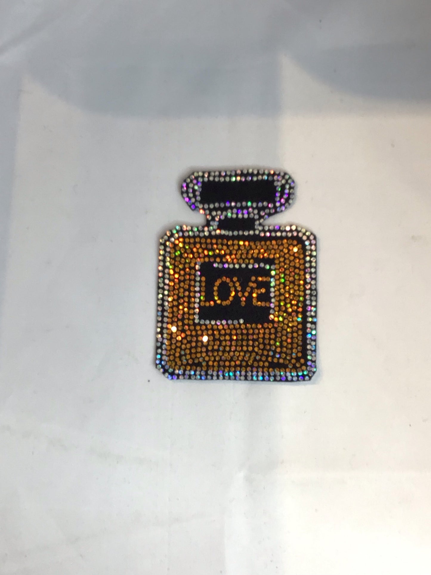 PERFUME BOTTLE BLING PATCH