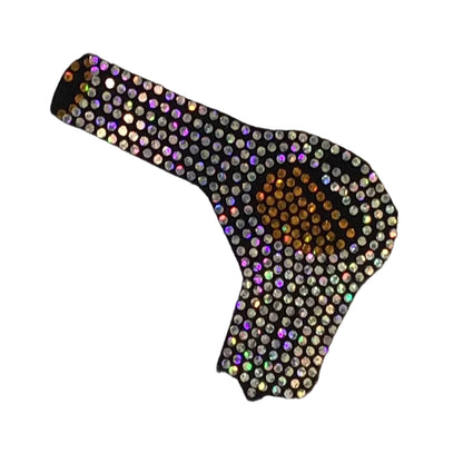 Blow Dryer - Iron-on Spangle Bling Patch