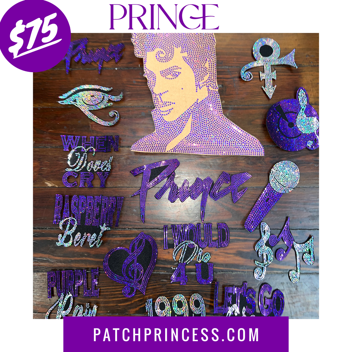 PRINCE JACKET BAG 15 PATCH SET – PATCH PRINCESS