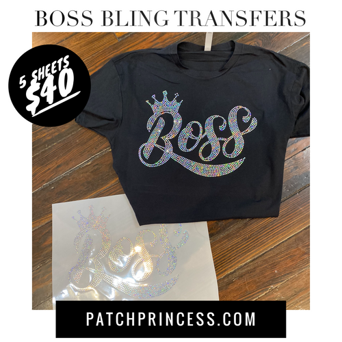 BOSS BLING TRANSFERS