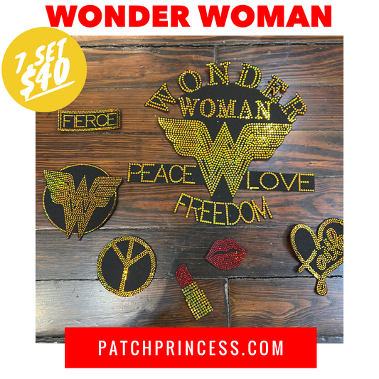 WONDER WOMAN 7 PATCH SET