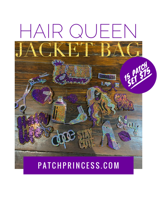 HAIR QUEEN JACKET BAG 15 PATCH SET