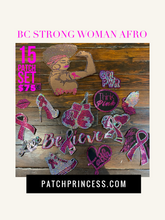 Load image into Gallery viewer, Strong Woman Afro BREAST CANCER JACKET BAG