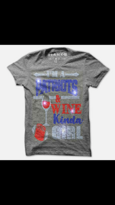 Patriots & WINE KINDA GIRL BLING TRANSFERS