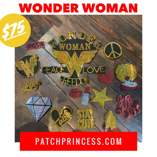 WONDER WOMAN 15 PATCH SET