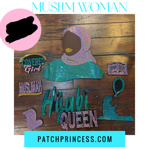 MUSLIM WOMAN 7 PATCH SET