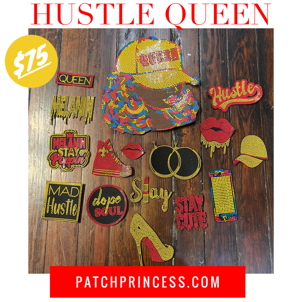 HUSTLE QUEEN 15 PATCH SET