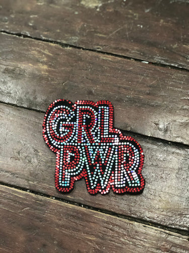 GIRL POWER BLING PATCH