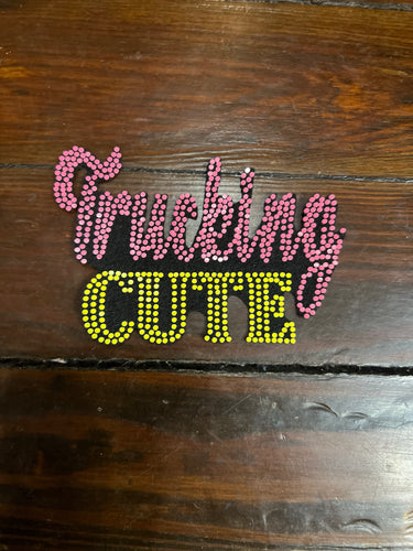 TRUCKING CUTE BLING PATCH