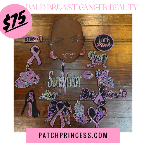 BALD BREAST CANCER BEAUTY JACKET BAG