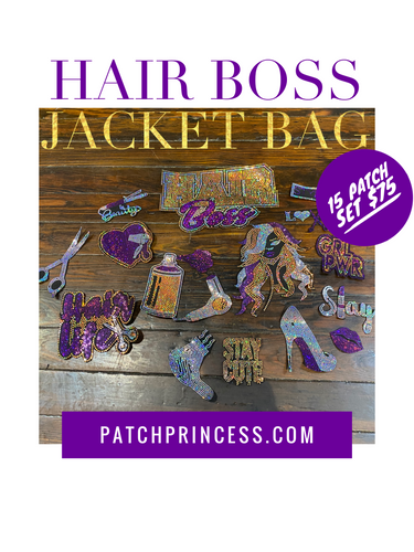 HAIR Boss JACKET BAG 15 PATCH SET