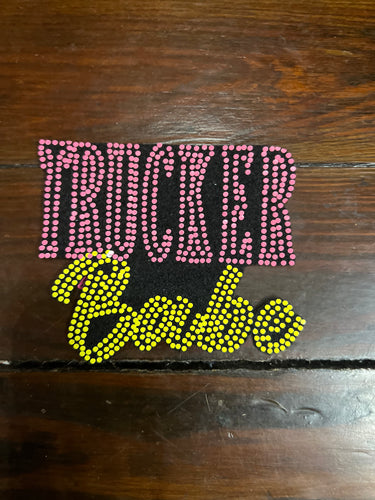 TRUCKER BABE BLING PATCH