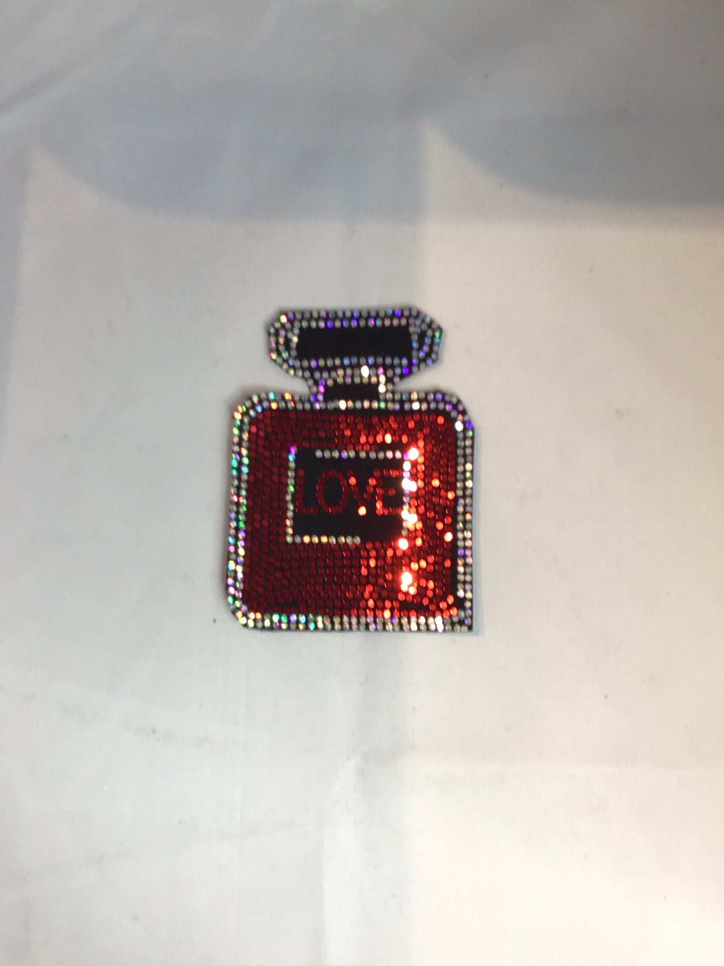 PERFUME BOTTLE BLING PATCH