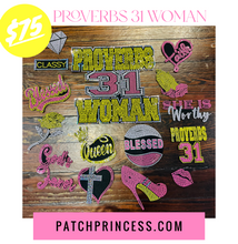 Load image into Gallery viewer, PROVERBS 31 WOMAN 15 PATCH SET