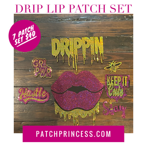 DRIPPIN LIPS 7 PATCH SET