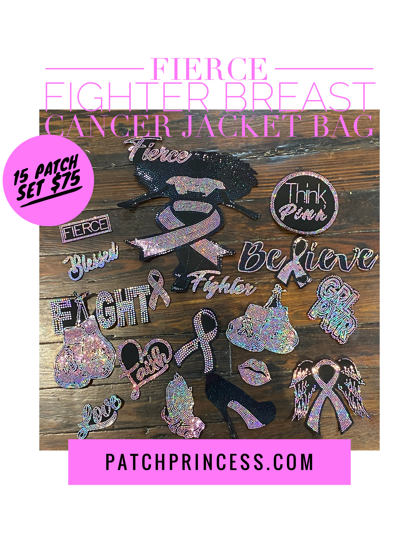 FIERCE Fighter BREAST CANCER JACKET BAG