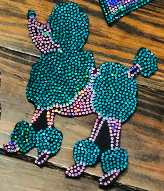 BOUGIE Poodle BLING PATCH